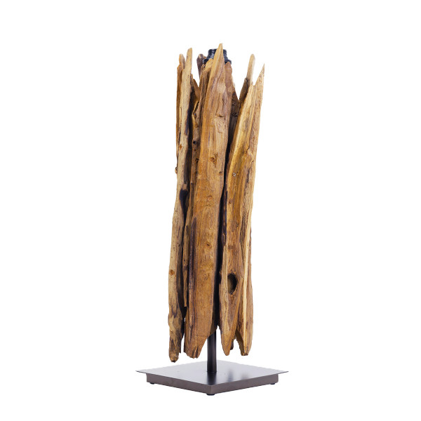 Lampenfuß Wary Treibholz , Naturholz Lampenfuß, 65cm, Light &amp; Living