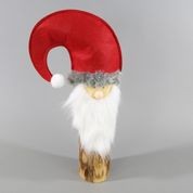 Wichtel Nikolaus Holzsockel 59cm