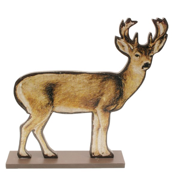 Hirsch 30x29cm Aufsteller