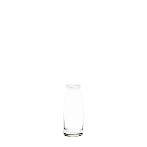 Glasvase, Milchflasche Makan, 15cm, WMG Grünberger