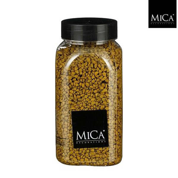Deko Steine Granulat hellbraun, 2-3mm, 650ml, Mica Decorations