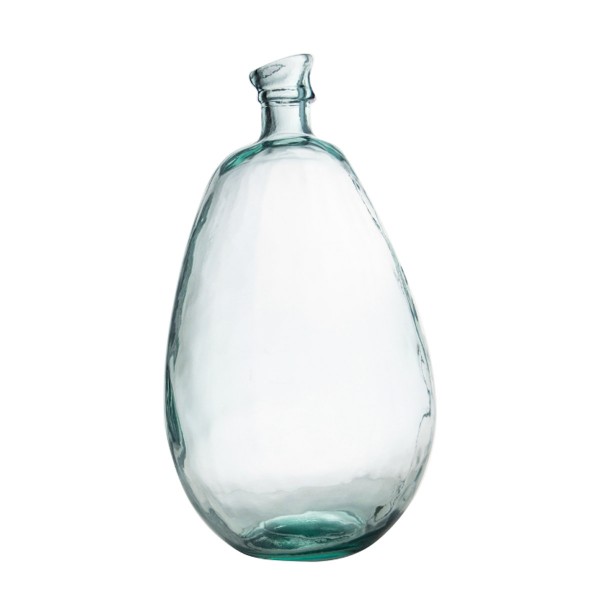 Glas Vase Bottle 26x47cm