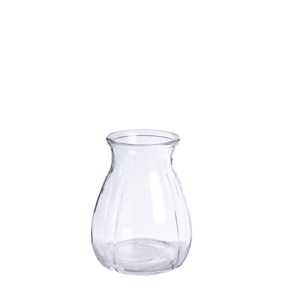 Glas Vase 13x10cm klar, Sandra Rich