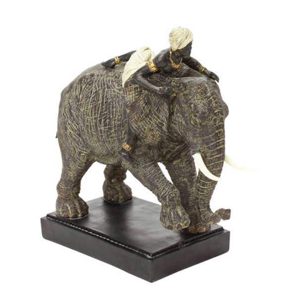 Deko Figur Elefantenreiter 30cm Werner Voß