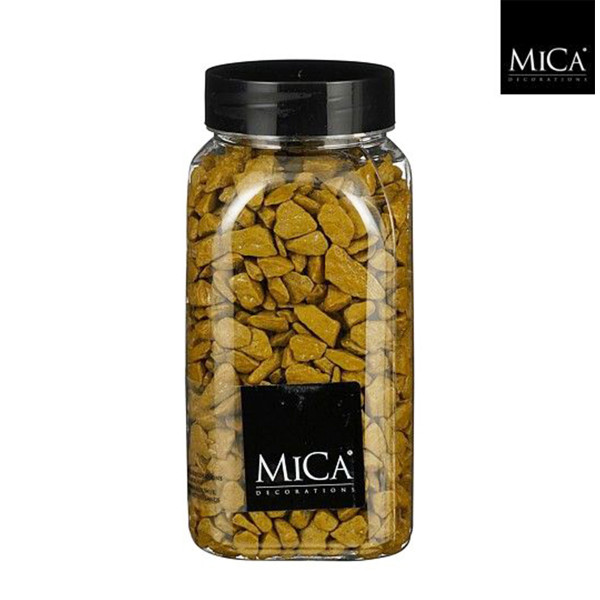 Deko Steine Marbles hellbraun, 9-13mm, 650ml, Mica Decorations