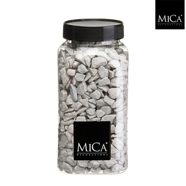 Deko Steine Marbles hellgrau, 9-13mm, 650ml, Mica Decorations Material: Steine - Marbles