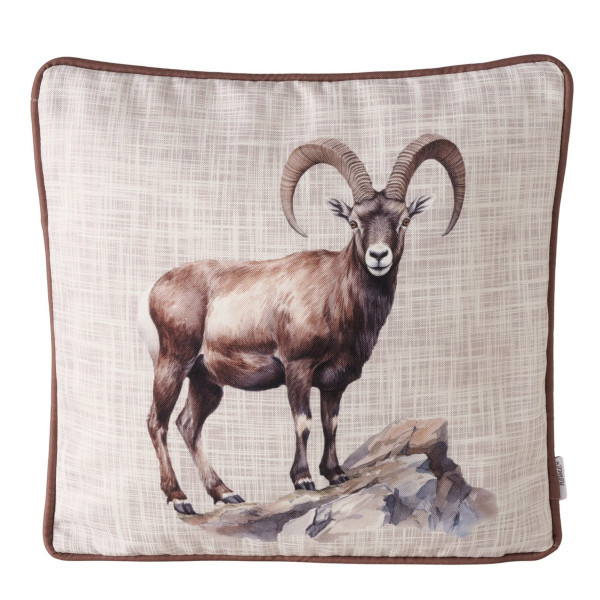 Deko Kissen Steinbock Polie, 45x45cm, Boltze Home Collections