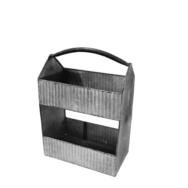 Zeitungsträger/Pflanzkorb Metall 38x25cm